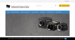 Desktop Screenshot of industrialcamerasales.com